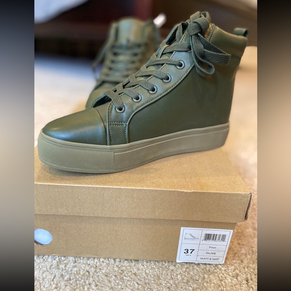 Vegan leather boots